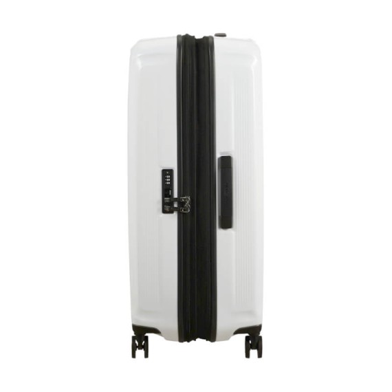 SAMSONITE Mala de Viagem / Trolley Gigante 81cm 4R Exp. Nuon Branco Metálico | Ref. 92KF000505