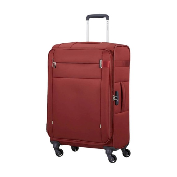 Samsonite Mala de Viagem / Trolley Média 66cm EXP CITYBEAT Bordô | Ref. 92KA700420