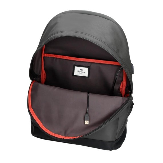 Mochila para Portátil Adap. 44Cm 2C Pepe Jeans TRUXTON Cinza | Ref. 186.7332431