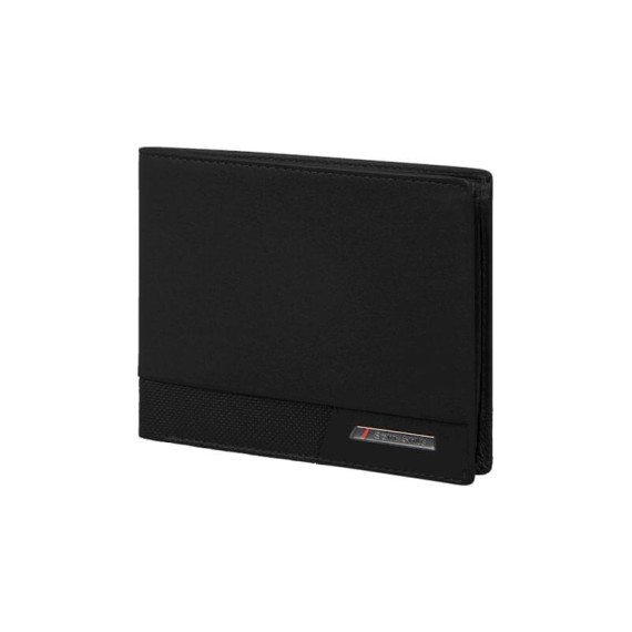 Samsonite Carteira de Homem Horizontal 4CC PRO-DLX 6 SLG Preta | Ref. 92KK301509