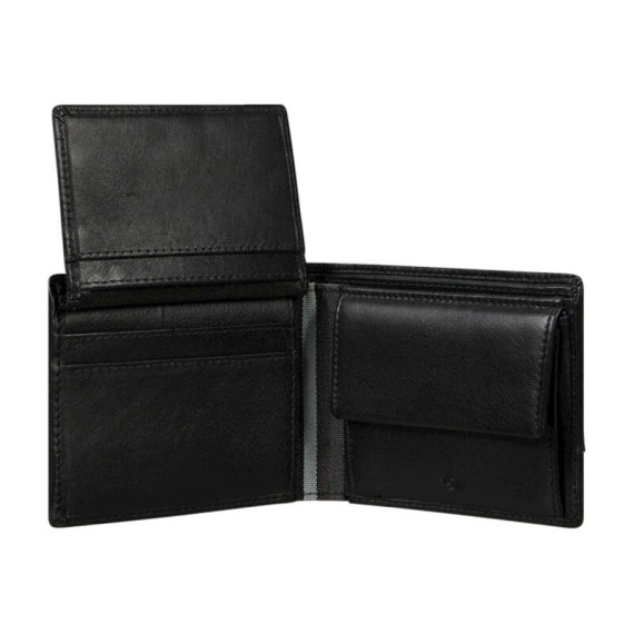 Samsonite Carteira de Homem Horizontal 6CC FLAGGED SLG Preto | Ref. 92KH404609