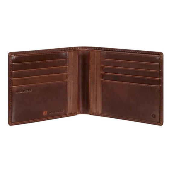 Samsonite Carteira Porta Cartões Horizontal 8CC VEGGY SLG Castanha | Ref. 92KK400507