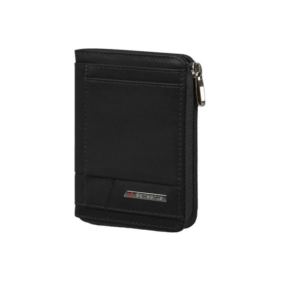 Samsonite Porta Cartões c/ Porta Moedas Vertical 8CC PRO-DLX 6 SLG Preto | Ref. 92KK372209