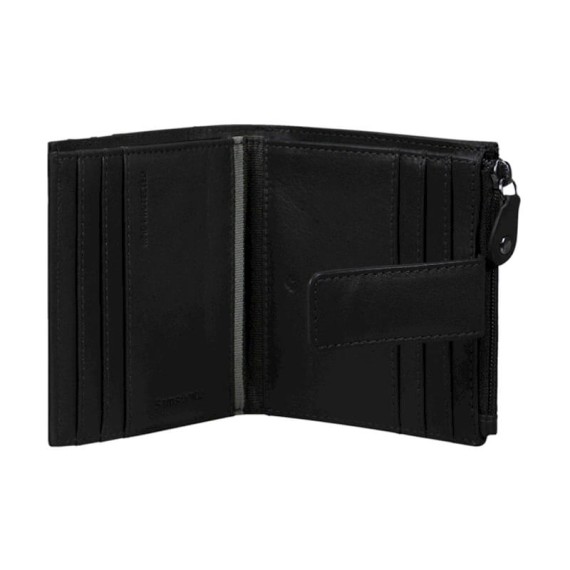Samsonite Porta Cartões com Presilha 9CC FLAGGED SLG Preto | Ref. 92KH404809
