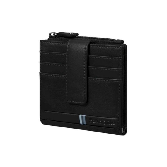Samsonite Porta Cartões com Presilha 9CC FLAGGED SLG Preto | Ref. 92KH404809
