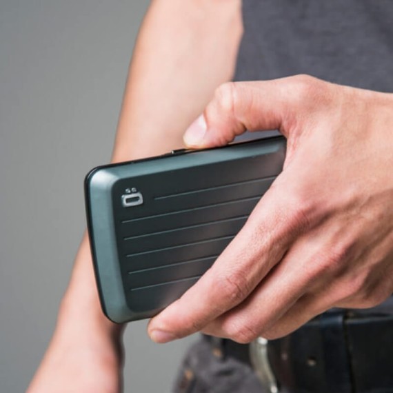 Carteira Ögon Porta-Cartões Stockholm V2 Stone Grey | Ref. 314.OG13593