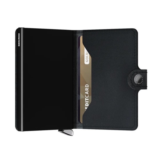 Carteira Secrid Premium MINIWALLET Dusk Black | Ref. 297.MDU-B