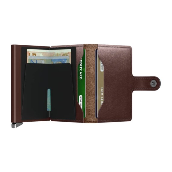 Carteira Secrid Premium MINIWALLET Dusk Dark Brown | Ref. 297.MDU-DB