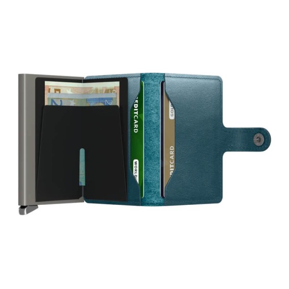 Carteira Secrid Premium MINIWALLET Dusk Teal | Ref. 297.MDU-T