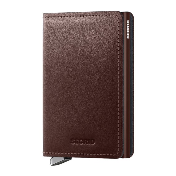 Carteira Secrid Premium SLIMWALLET Dusk Dark Brown | Ref. 297.SDU-DB