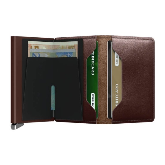 Carteira Secrid Premium SLIMWALLET Dusk Dark Brown | Ref. 297.SDU-DB