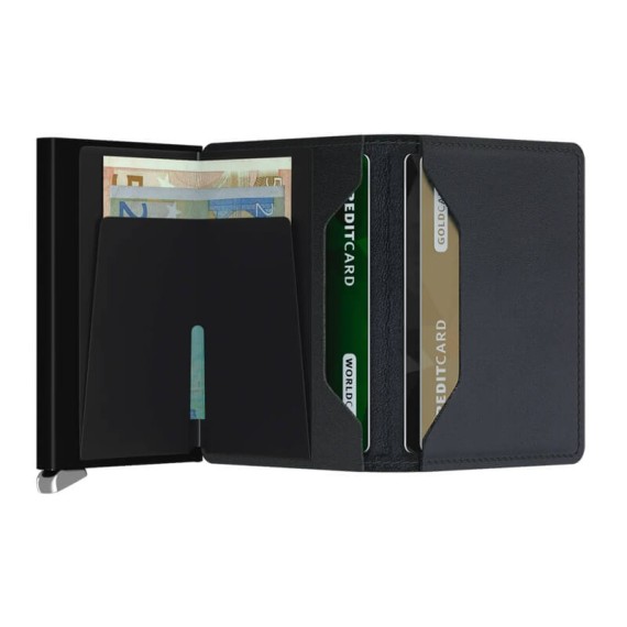 Carteira SECRID Premium Slimwallet Emboss Lines Black + | Ref. 297.SEL-B