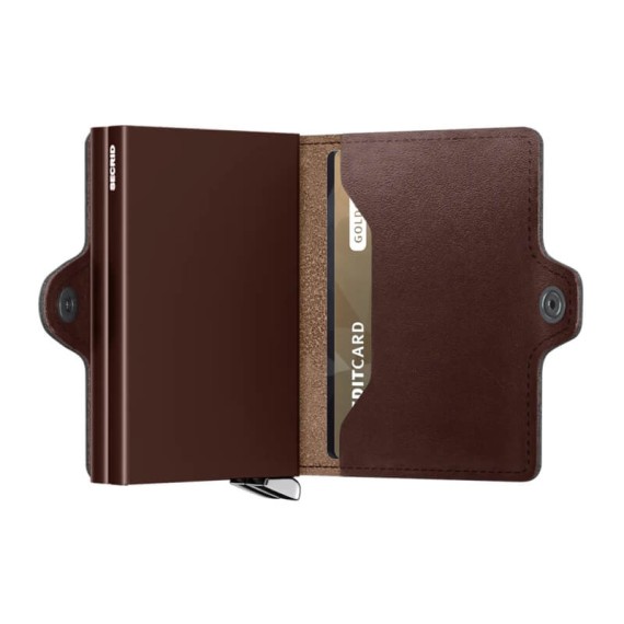 Carteira Secrid Premium TWINWALLET Dusk Dark Brown | Ref. 297.TDU-DB