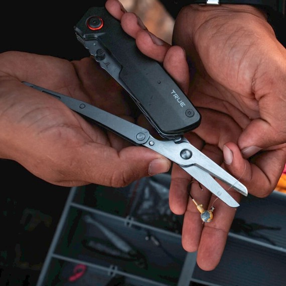 True Utility MTL-0002 Canivete 102mm DUAL CUTTER Cinza | Ref. 314.TRU-MTL-0002