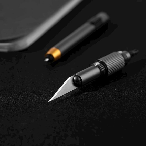 True Utility PEN-002-G Esferográfica + Faca TRUE Preto | Ref. 314.TRU-PEN-002-G