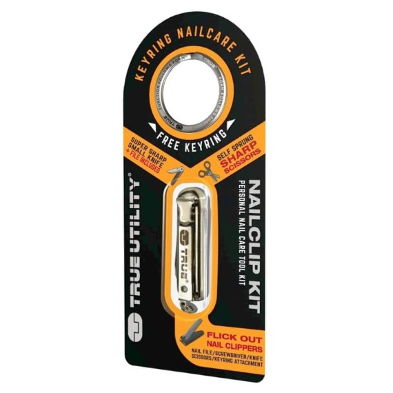 TRUE UTILITY TU215 Porta-Chaves Corta Unhas + Multi-Ferramentas | Ref. 314.TU215
