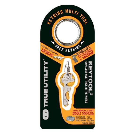 TRUE UTILITY TU247 Porta-Chaves Chave Multifunções | Ref. 314.TU247