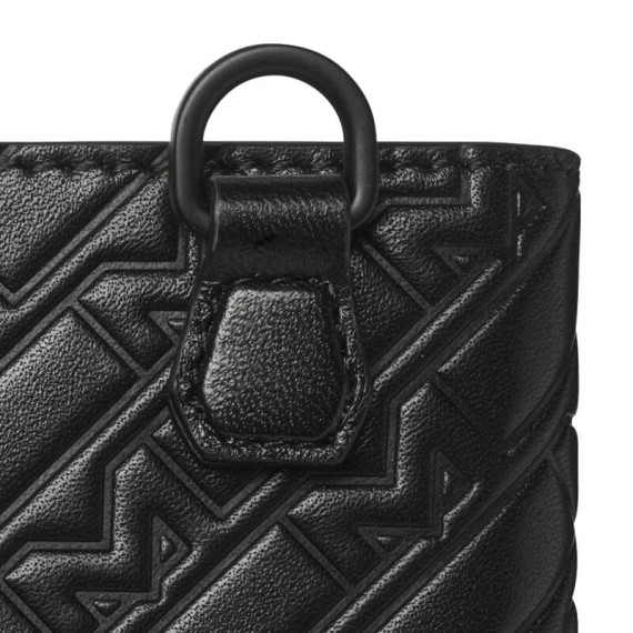 Carteira Vertical Compacta 6CC Montblanc M_GRAM 4810 Preta | Ref. 238.130025