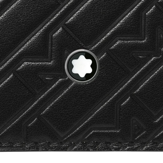 Carteira Vertical Compacta 6CC Montblanc M_GRAM 4810 Preta | Ref. 238.130025