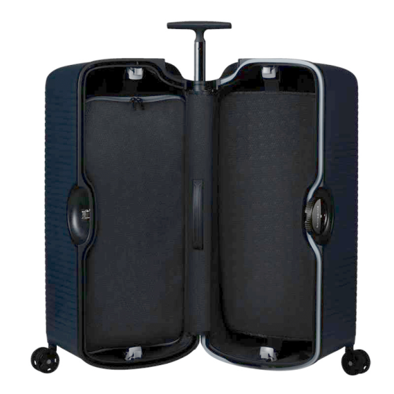 Samsonite Mala/Trolley Grande 76cm 4R Spinner IBON Azul Escura | Ref. 92KE900111
