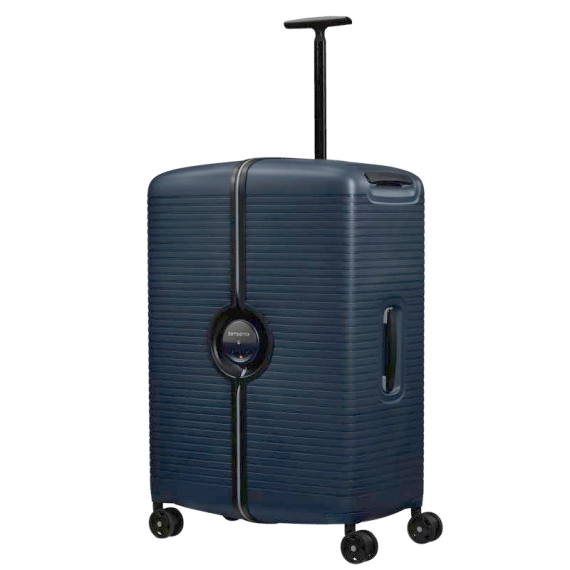 Samsonite Mala/Trolley Grande 76cm 4R Spinner IBON Azul Escura | Ref. 92KE900111