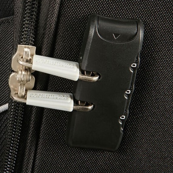 American Tourister Mala de Cabine / Trolley 55cm 2 Rodas HOLIDAY HEAT Preta | Ref. 9250G00309