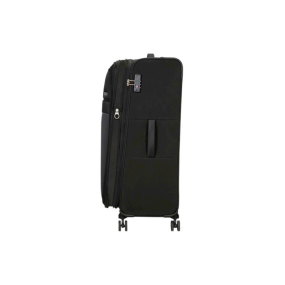 American Tourister Mala de Viagem / Trolley Médio 68cm 4R SKY SURFER Preto/Cinza | Ref. 92MC190319