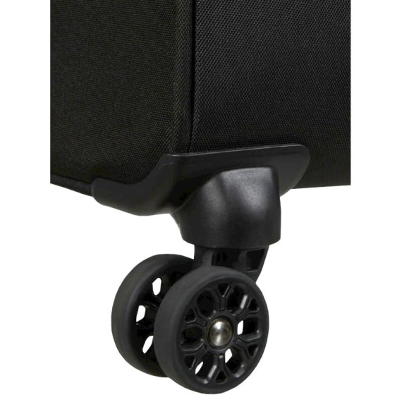 American Tourister Mala de Viagem / Trolley Médio 68cm 4R SKY SURFER Preto/Cinza | Ref. 92MC190319