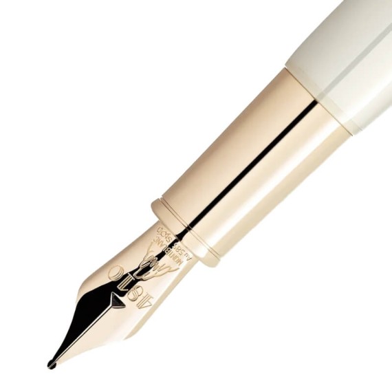 Caneta-tinteiro Montblanc Heritage Rouge et Noir (M) Special Ed. Marfim | Ref. 238.128121