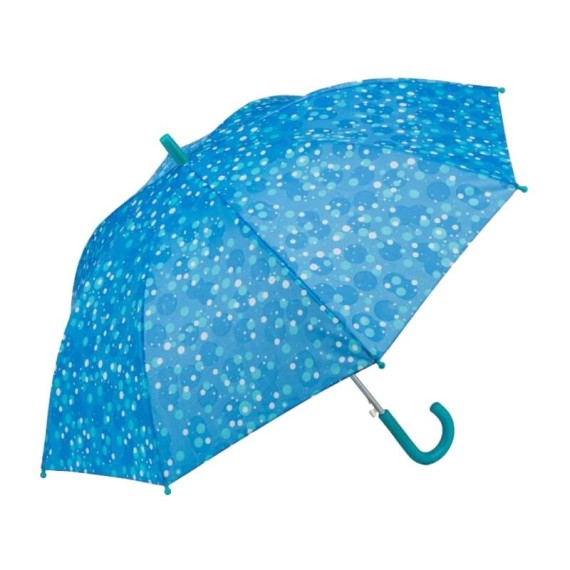 Guarda-Chuva Inf. Cuatrogotas Automático 54/8 97cm. Azul c/ Bolinhas | Ref. 319.668AB