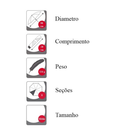 Guarda-Chuva Knirps Dobrável Automático T.200 Duomatic Marilyn Multicolor | Ref. 300.9532008287