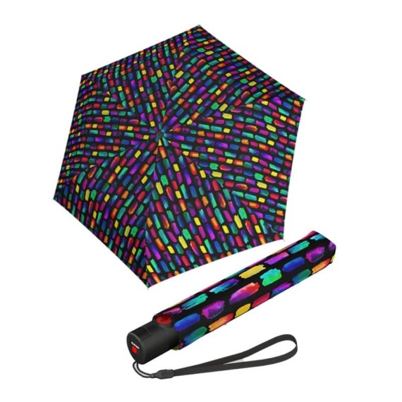 Guarda-Chuva Knirps Dobrável U.200 Ultra Light Duomatic Create Black | Ref. 300.9522008542