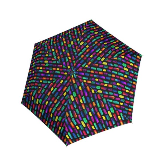 Guarda-Chuva Knirps Dobrável U.200 Ultra Light Duomatic Create Black | Ref. 300.9522008542 Guarda-Chuva Knirps Dobrável U.200 Ultra Light Duomatic Create Black | Ref. 300.9522008542