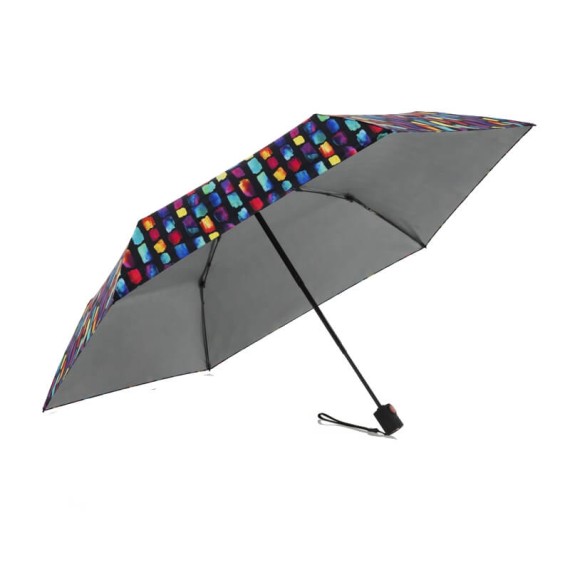 Guarda-Chuva Knirps Dobrável U.200 Ultra Light Duomatic Create Black | Ref. 300.9522008542 Guarda-Chuva Knirps Dobrável U.200 Ultra Light Duomatic Create Black | Ref. 300.9522008542