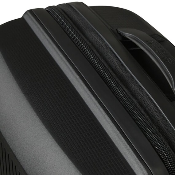 American Tourister Mala de Cabine / Trolley 55cm 4R Exp. AEROSTEP Preta | Ref. 92MD800109