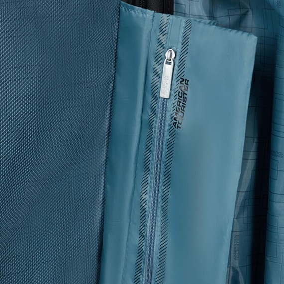 American Tourister Mala de Cabine / Trolley 55cm 4R Exp. AEROSTEP Preta | Ref. 92MD800109