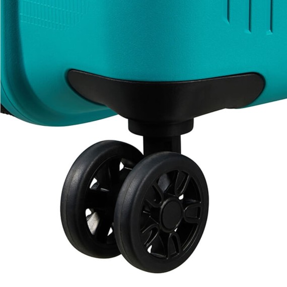 American Tourister Mala de Cabine / Trolley 55cm 4R Exp. AEROSTEP Turquesa | Ref. 92MD800121