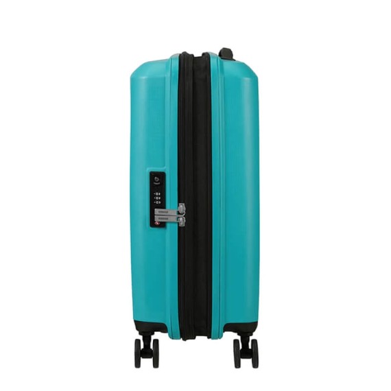 American Tourister Mala de Cabine / Trolley 55cm 4R Exp. AEROSTEP Turquesa | Ref. 92MD800121