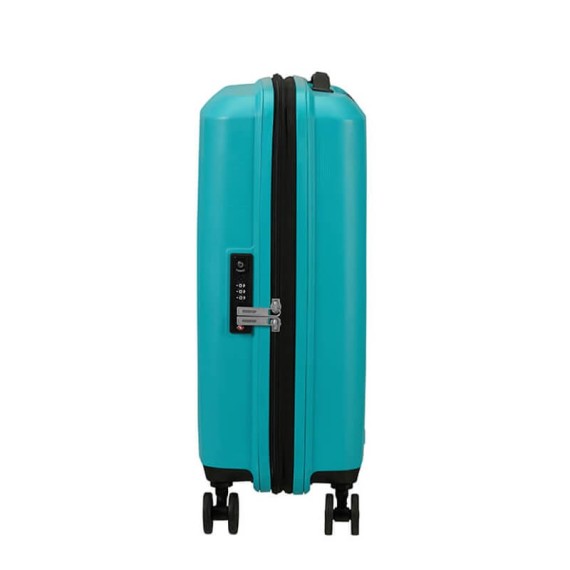 American Tourister Mala de Cabine / Trolley 55cm 4R Exp. AEROSTEP Turquesa | Ref. 92MD800121