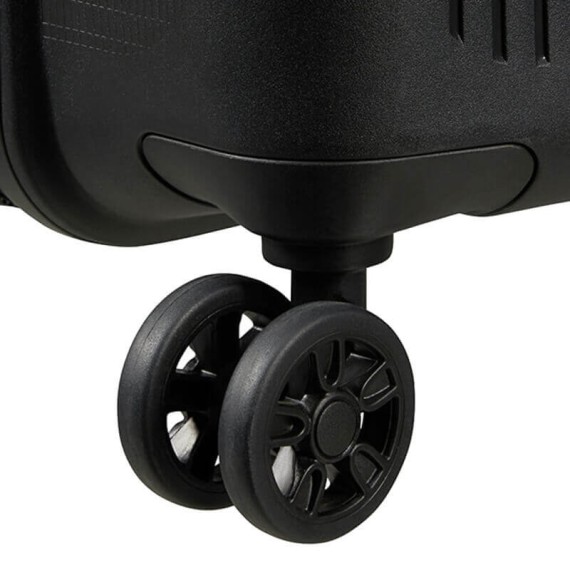 American Tourister Mala de Viagem / Trolley Grande 77cm 4R Exp. AEROSTEP Preta | Ref. 92MD800309