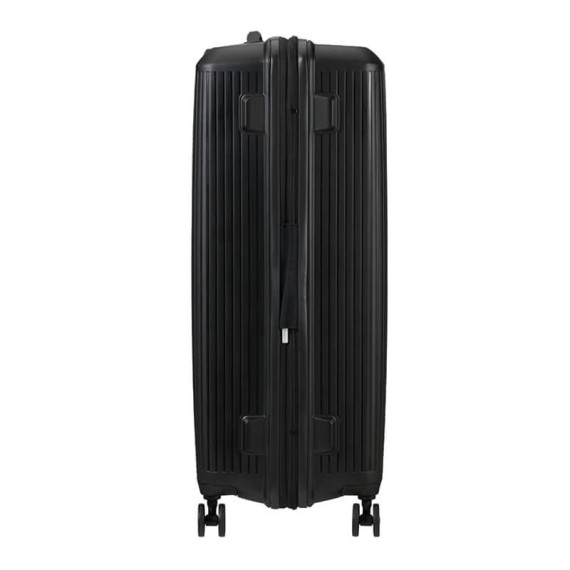American Tourister Mala de Viagem / Trolley Grande 77cm 4R Exp. AEROSTEP Preta | Ref. 92MD800309