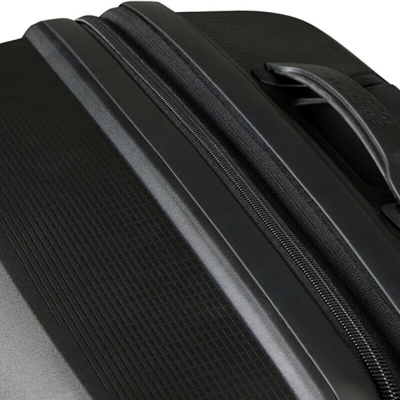 American Tourister Mala de Viagem / Trolley Grande 77cm 4R Exp. AEROSTEP Preta | Ref. 92MD800309