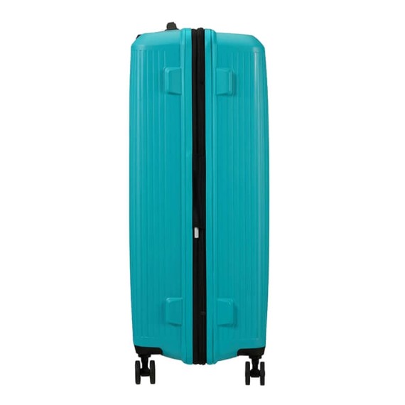 American Tourister Mala de Viagem / Trolley Grande 77cm 4R Exp. AEROSTEP Turquesa | Ref. 92MD800321