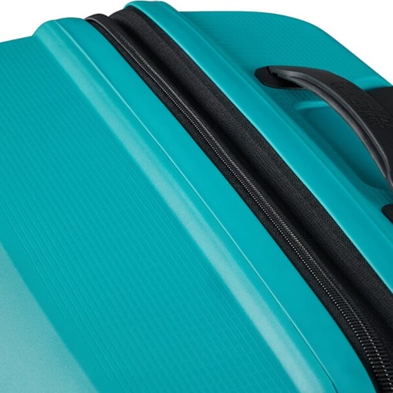 American Tourister Mala de Viagem / Trolley Grande 77cm 4R Exp. AEROSTEP Turquesa | Ref. 92MD800321