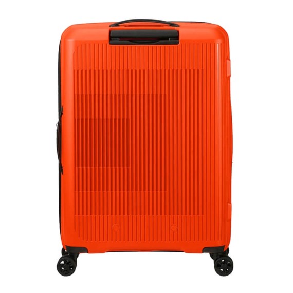 American Tourister Mala de Viagem / Trolley Médio 67cm 4R Exp. AEROSTEP Laranja | Ref. 92MD800296