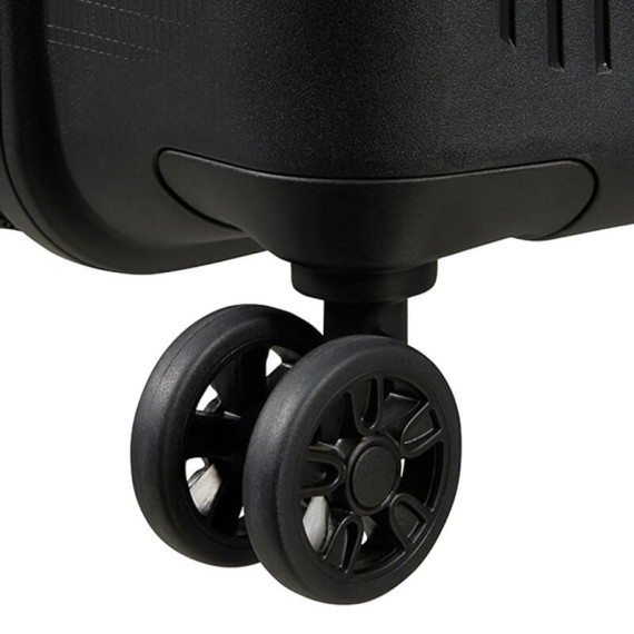 American Tourister Mala de Viagem / Trolley Médio 67cm 4R Exp. AEROSTEP Preta | Ref. 92MD800209