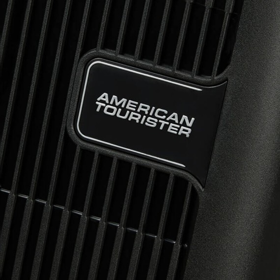 American Tourister Mala de Viagem / Trolley Médio 67cm 4R Exp. AEROSTEP Preta | Ref. 92MD800209