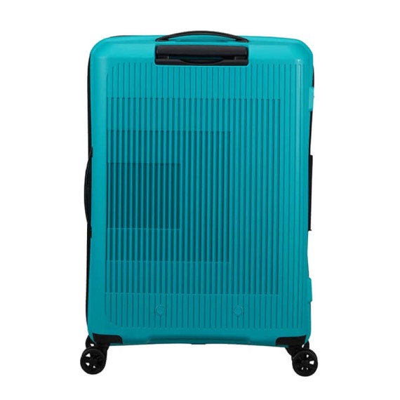 American Tourister Mala de Viagem / Trolley Médio 67cm 4R Exp. AEROSTEP Turquesa | Ref. 92MD800221