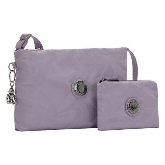 Conj. Bolsa Tiracolo e P. Moedas Kipling ATLEZ DUO Mist JQ | Ref. 187.KI6956MI5