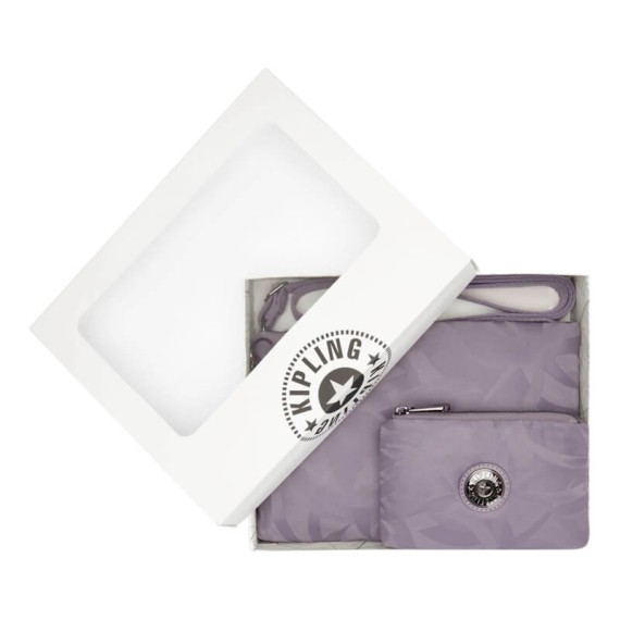 Conj. Bolsa Tiracolo e P. Moedas Kipling ATLEZ DUO Mist JQ | Ref. 187.KI6956MI5